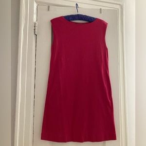 Deep pink sleeveless dress